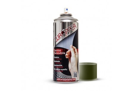 SPRAY FILM WRAPPER KAKI OLIVE RAL6114 400ML