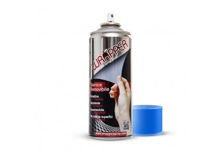 SPRAY FILM WRAPPER BLU FLUO RAL2411 400ML