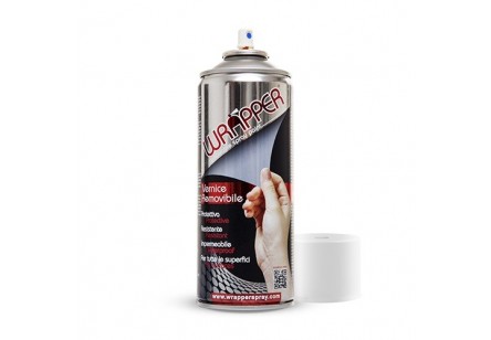 SPRAY FILM WRAPPER GLITTER ARGENTO RAL7500 400ML