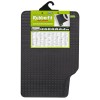 COPPIA TAPPETI ANTERIORI RUBBER FIT-2 NERO
