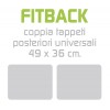 COPPIA TAPPETI POSTERIORI RUBBER FTIBACK NERI