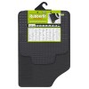 COPPIA TAPPETI ANTERIORI RUBBER FIT-7 NERO