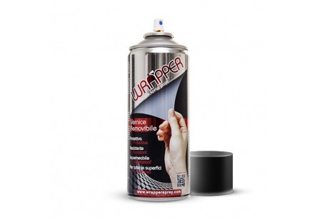 SPRAY FILM WRAPPER NERO METALLIZZATO 400ML