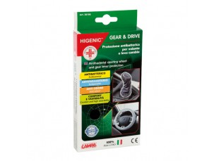 PROTEZIONE ANTIBATTERICA PER VOLANTE E LEVA CAMBIO