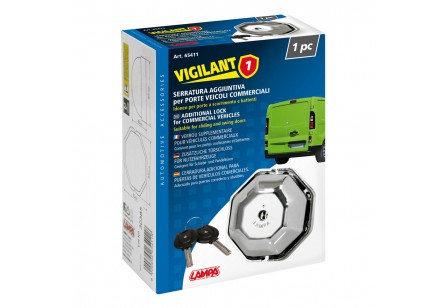 VIGILIANT, KIT 1 SERRATURA AGGIUNTIVA PER PORTE VEICOLI COMMERCIALI