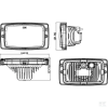 LUCE ANTERIORE A LED 21 W SERIE 200-900 E ALTRI