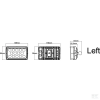 FARO LAVORO A LED 21W 2600 LUMEN NEW HOLLAND SR.60/TL/TM