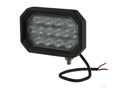 Faro da lavoro LED, 42W, 2800 lumen, rettangolare, fascio ampio