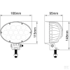 FARO DA LAVORO LED, 65 W, 5200 LUMEN, JD SR.5E-9RX / MF SR.3000-3600