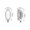 FARO DA LAVORO LED, 30 W, 2400 LUMEN, JD SR. 5E, 9RX