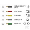 FARO A LED DESTRO RISCALDATO PER TELESCOPICI CATERPILLAR, JCB, KRAMER, MANITOU, MERLO